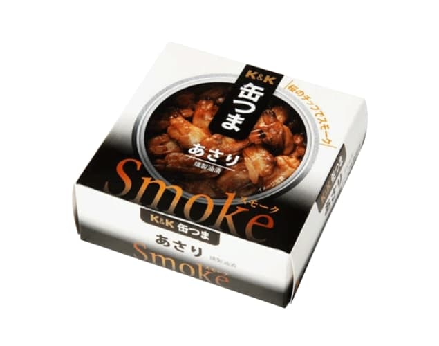 K&K 缶つまSmoke あさり(40g) 1缶